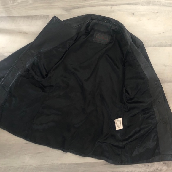 Vintage Serge Pariente Leather Blazer - Picture 5 of 9